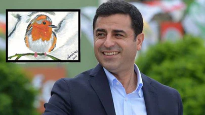 Demirtaş, cezaevinde çizdiği resmi paylaştı, vatandaşlara sandığa sahip çıkma çağrısında bulundu