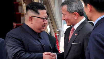 Kim Jong-un Singapur'da