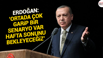 'Şu anda çok garip bir senaryo var'