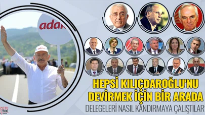 CHP'Lİ DELEGELER İNCE'NİN HIRSINA GEÇİT VERMEDİ...