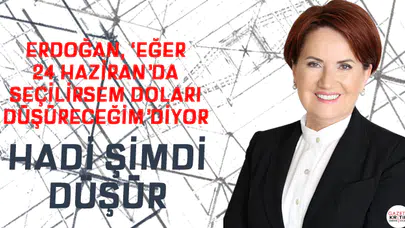 'Doları düşürmek için 24 Haziran'ı bekleme'