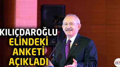 Kılıçdaroğlu, elindeki anketi açıkladı