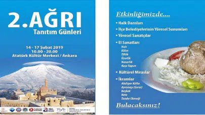 AĞRI'NIN KÜLTÜREL ŞÖLENİ ANKARA'DA CANLANIYOR