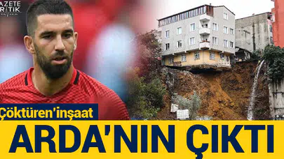 Beyoğlu'ndaki 'çöktüren inşaat' Arda Turan'ın çıktı