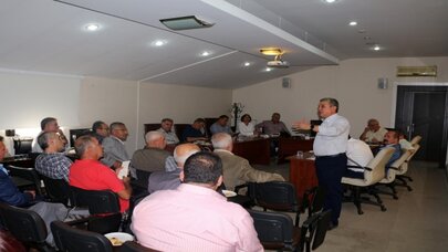 BAŞKAN KAYALI MUHTARLARLA BİR ARAYA GELDİ