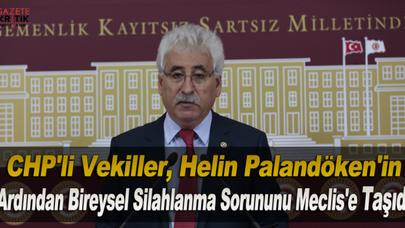 CHP'li Vekiller, Helin Palandöken'in Ardından Bireysel Silahlanma Sorununu Meclis'e Taşıdı