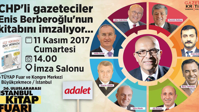 CHP'liler Berberoğlu'nun kitabını imzalayacak