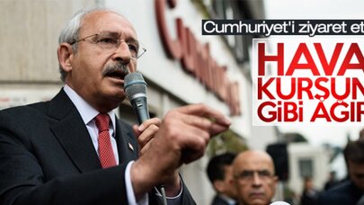 Kılıçdaroğlu'ndan Cumhuriyet'e ziyaret