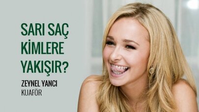 Sarı saç kimlere yakışır?