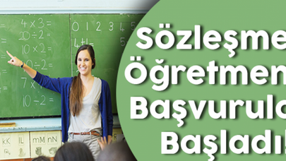Sözleşmeli öğretmenlik için ön başvurular başladı!