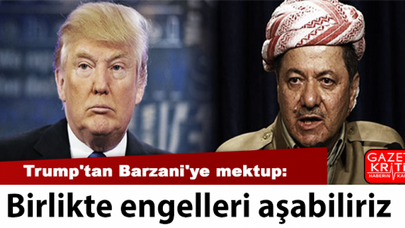 Trump'tan Barzani'ye destek mektubu!