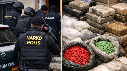 İspanya'da Türk şirketine uyuşturucu operasyonu: 7 kişi gözaltında!