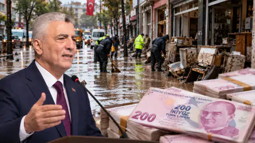 İstanbul'da Selden Zarar Gören Esnafa 80 Milyon TL Destek!