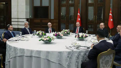 Cumhurbaşkanı Erdoğan, Yüksek Mahkeme Başkanları onuruna düzenlenen yemeğe katıldı