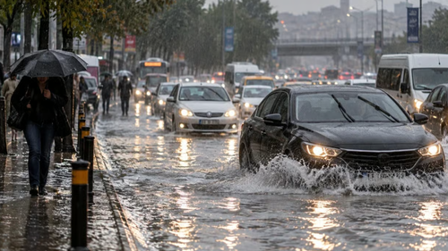 İstanbul İçin Yeni Turuncu Kodlu Uyarı! Meteoroloji Saat Verdi: Akşam Yağışlar Şiddetlenecek