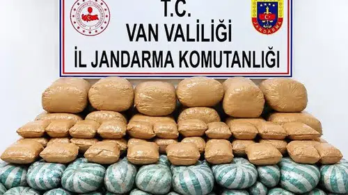 Van'da uyuşturucu operasyonunda 517 kilogram madde ele geçirildi