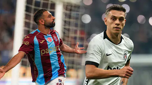 Trabzonspor-Beşiktaş Derbisinde İlk Yarı Sona Erdi! Bordo-Mavililer Soyunma Odasına 1-0 Önde Gitti