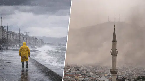 Meteoroloji’den Kritik Uyarı: Kıyı Ege’de Kuvvetli Yağış, Marmara ve Ege’de Toz Taşınımı