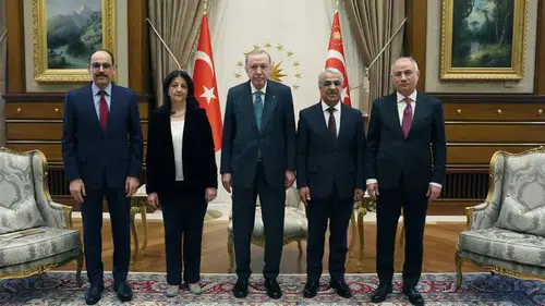 DEM Parti İmralı Heyeti, Cumhurbaşkanı Erdoğan ile barış sürecini güçlendirmek için görüştü