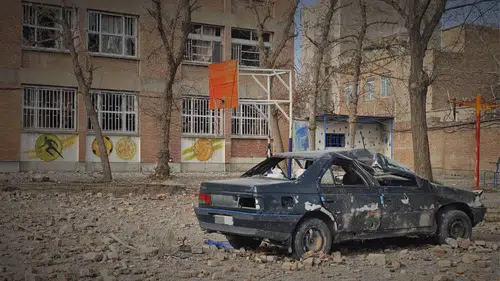 ABD ve İsrail saldırılarında Batı Azerbaycan'daki sivil altyapıyı vurdu, eğitim ise durdu