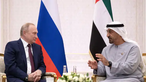 Rusya Devlet Başkanı Putin, Birleşik Arap Emirlikleri Devlet Başkanı İle Ortadoğu'daki Durumu Görüştü