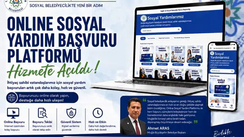 Muğla Büyükşehir’den sosyal yardımlarda dijital dönem: Başvurular artık online yapılacak