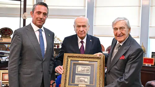 Rahmi Koç ve Ali Koç’tan Devlet Bahçeli ve Müsavat Dervişoğlu'na Ziyaret