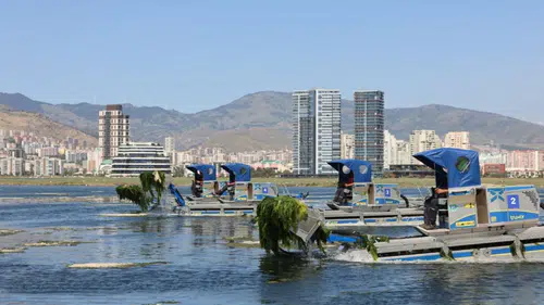 İzmir Körfezi'nin Temizliği için 1 Milyon Ton Çamur ve Denizdeki Atıklarla Mücadele Projeleri Yürütülüyor