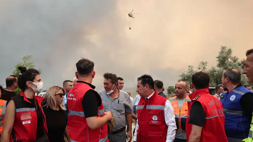 Muğla Seydikemer'deki Orman Yangınına Büyükşehir Belediyesi'nden Yoğun Müdahale Devam Ediyor