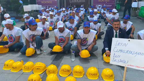 Elazığ Eti madencilerin eylemi dördüncü gününde
