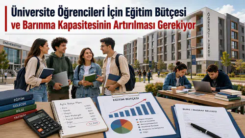CHP'li Türeli: Üniversite Öğrencileri İçin Eğitim Bütçesi ve Barınma Kapasitesinin Artırılması Gerekiyor