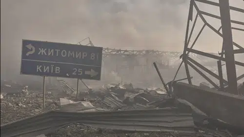Rusya, Kiev'deki lojistik merkezlerine vurdu; 28 kişi hayatını kaybetti