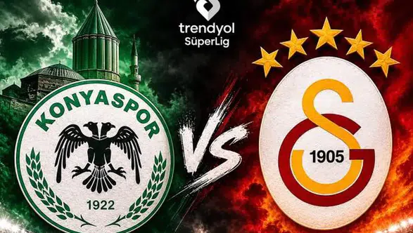 Konyaspor 0-2 Galatasaray: Sarı-Kırmızılılar İlk Yarıyı Önde Tamamladı!