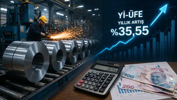 YD-ÜFE’de dikkat çeken yükseliş: Yıllık artış yüzde 35,55’e ulaştı