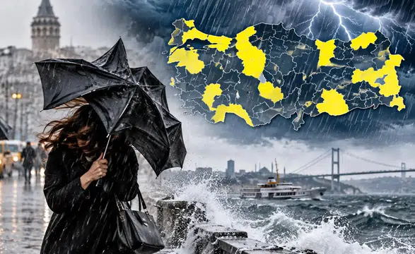 Cumartesi planı yapanlar dikkat! Meteoroloji’den sağanak ve fırtına uyarısı