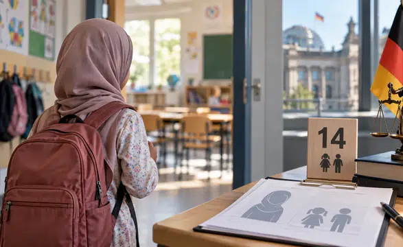 Almanya'da 14 Yaş Altı Kız Çocuklarına Başörtüsü Yasağı Yeniden Gündemde!