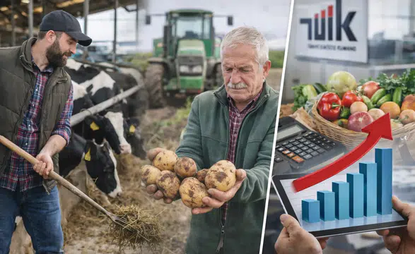 TÜİK Ocak Verilerini Açıkladı: Tarım ÜFE Yıllık Yüzde 43,58 Arttı