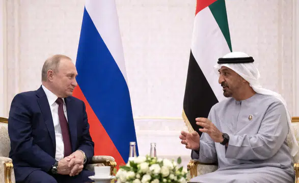 Rusya Devlet Başkanı Putin, Birleşik Arap Emirlikleri Devlet Başkanı İle Ortadoğu'daki Durumu Görüştü