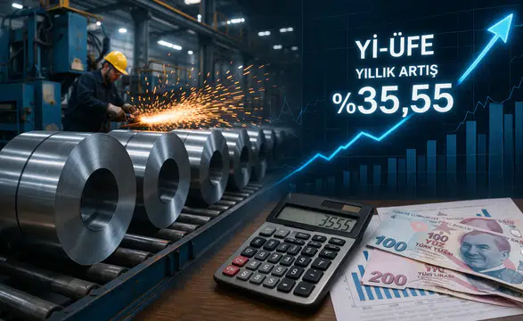 YD-ÜFE’de dikkat çeken yükseliş: Yıllık artış yüzde 35,55’e ulaştı