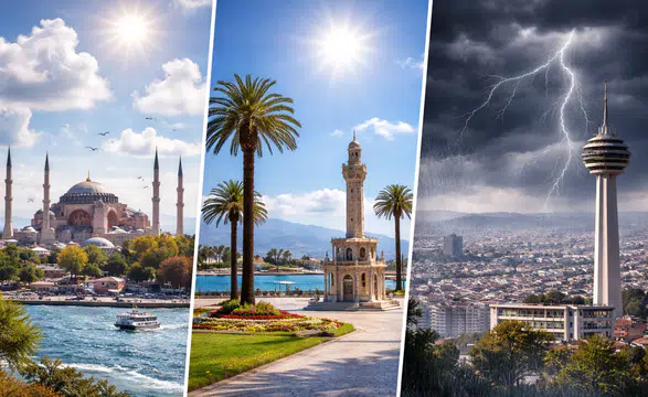 Meteoroloji uyardı: Ege dışında sağanak bekleniyor, 3 ilde kuvvetli yağış alarmı