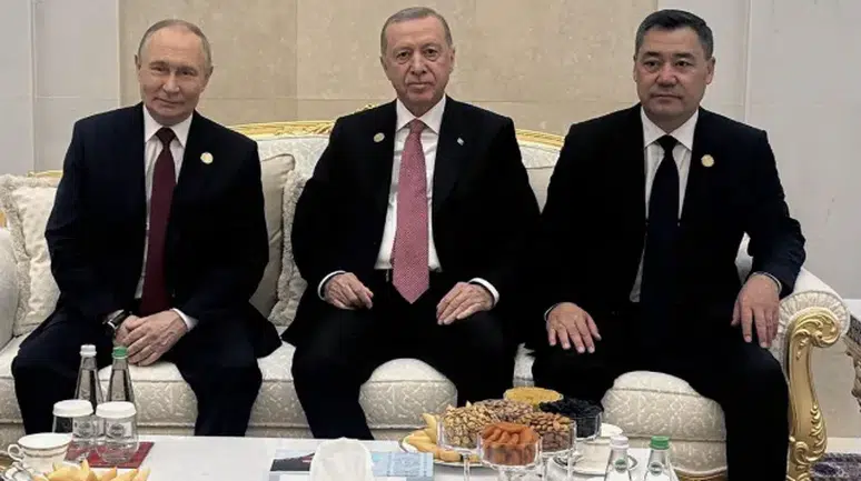 Cumhurbaşkanı Erdoğan, Aşkabat'ta Putin, Şerif ve Caparov ile kritik bir toplantı gerçekleştirdi