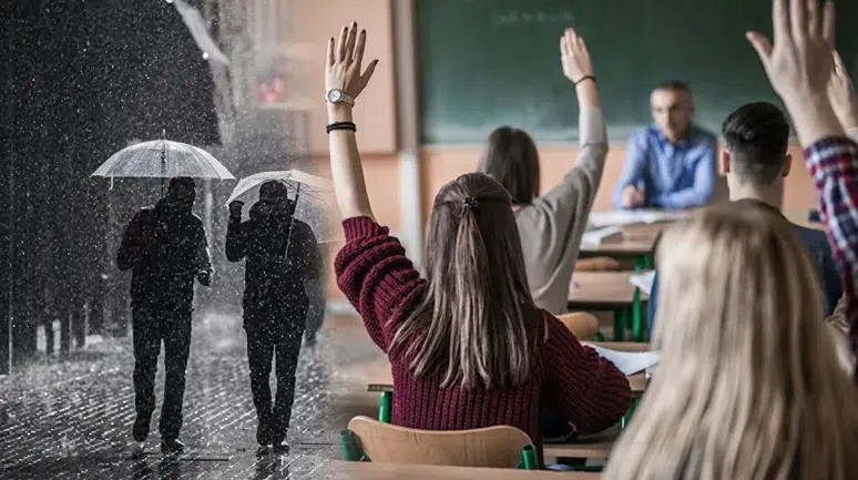 Sakarya'da Sağanak Nedeniyle Eğitime Ara Verildi! Karasu'da İlkokul ve Ortaokul Tatil Edildi