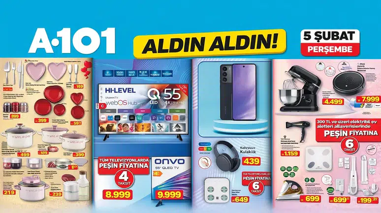 A101 5 Şubat 2026 Aktüel Ürünler Kataloğu Yayında: Trend Ürünler Belli Oldu