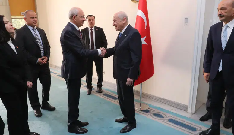 Kılıçdaroğlu ile Bahçeli TBMM’de görüştü: Gündemde “Terörsüz Türkiye” süreci vardı