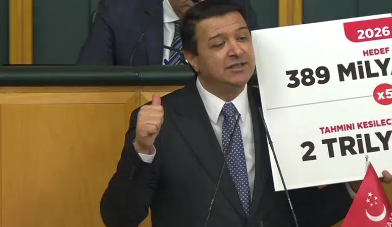 Mahmut Arıkan Kürsüye Kronometreyle Çıktı: “Her Saniye 87 Bin TL Faize Gidiyor”