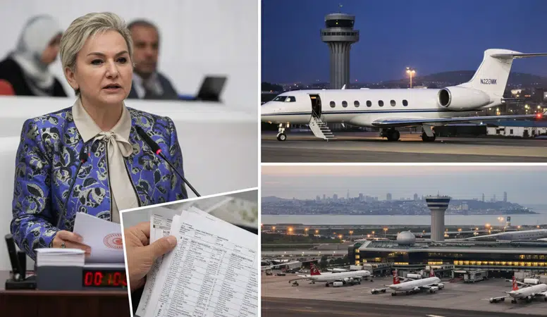 Nimet Özdemir Epstein iddialarını Meclis’e taşıdı: Atatürk Havalimanı uçuş kayıtları soruldu