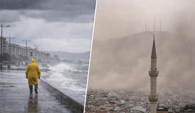 Meteoroloji’den Kritik Uyarı: Kıyı Ege’de Kuvvetli Yağış, Marmara ve Ege’de Toz Taşınımı