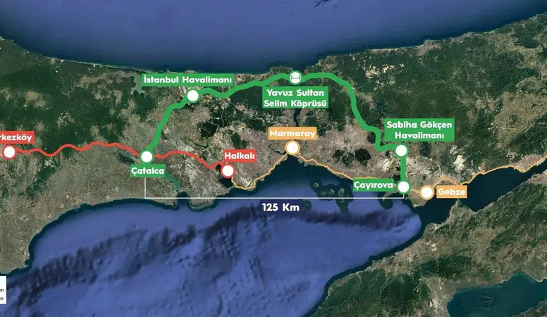 Kuzey Çevre Demiryolu Projesi için 6,75 milyar dolar finansman anlaşması sağlandı