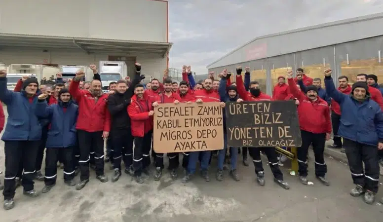 Migros, depo işçileriyle uzlaşma sağladı, haklar korundu!