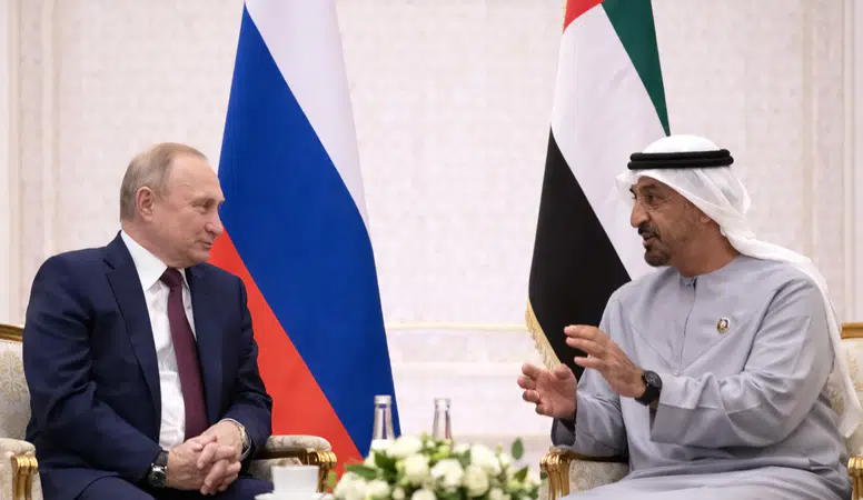 Rusya Devlet Başkanı Putin, Birleşik Arap Emirlikleri Devlet Başkanı İle Ortadoğu'daki Durumu Görüştü